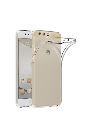 Kvy Huawei P10 Plus Kamera Korumalı Süper Silikon Kılıf