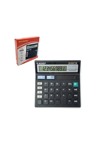 Kadio KD-500 120 İşlem Kontrolü 10 Haneli Hafızalı Hesap Makinesi