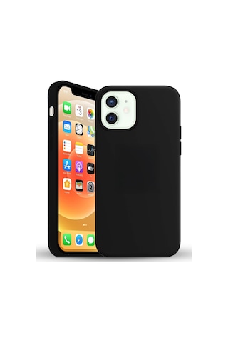 Bix Apple Uyumlu iPhone 11 Silikon Kılıf Güçlü Koruma Darbe Emici Siyah