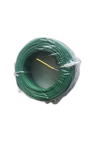 Tek Damarlı Kalaylı Tam Bakır Zil Teli Montaj Teli 0.50 Mm 100 Metre Yeşil Zil Kablosu