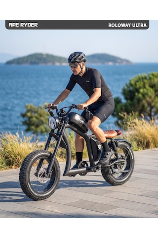 Ape Ryder Roloway Ultra Elektrikli Bisiklet Siyah - 1500w