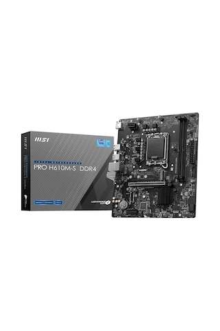 Msı Pro H610m-s Ddr4 3200mhz Oc M.2 1700p Matx Anakart