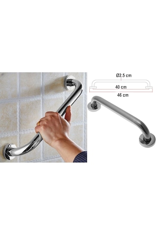 40 Cm. Paslanmaz Tutunma Barı, Tutamağı Wc Banyo, Küvet İçin 40 Santimetre - Tutamak 40cm krom