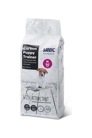 Savic Puppy Trainer Carbon Ped Orta Boy, 50 Adet Koku Giderici Yavru Köpek Eğitim Pedi