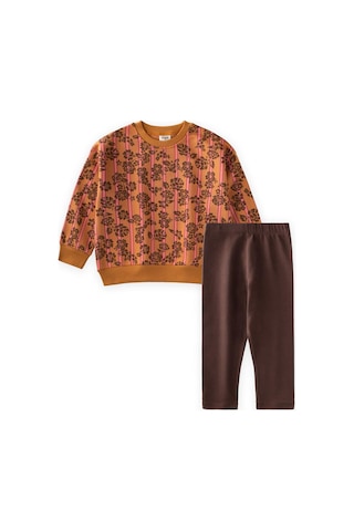 Cigit Taytlı Sweatshirt Takım 2-10 Yaş Camel Camel