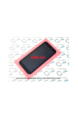 General Mobile Gm8 Go Lcd Dokunmatik Ekran (Çıtalı).