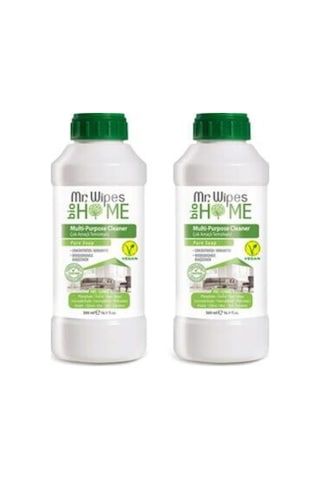 Farmasi Mr.Wipes Konsantre Çok Amaçlı Temizleyici Beyaz Sabun Kokulu 500 Ml. 2'Li Paket Pure