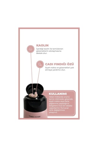 the fair. Creamy Kaolin Gözenek Arındırıcı Kil  Maskesi 30 ML