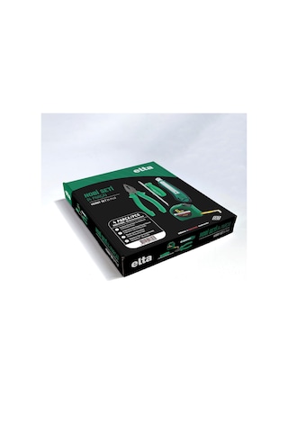 Elta Hobby Set 4 Parça Opak Pense 160mm Maket Bıçağı Şerit Metre Tornavida