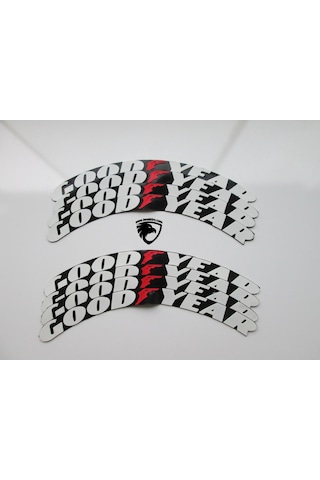 Lastik Yazısı Goodyear Bombtire 8 Adet