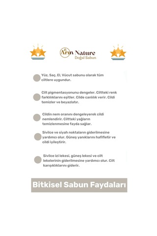 Sabun %100 Doğal Güzel Kokulu El Yüz Saç Cilt Vücut Orijinal Çörek Otlu Sabunu 120g - 1 Adet Karışık