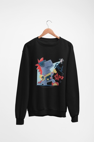 Magors Stıl-x Baskılı Erkek Çocuk Sweatshırt Siyah-10