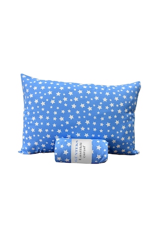 Ranforce Battal Boy Lastikli Çarşaf Ve Yastık Kılıfı Mavi