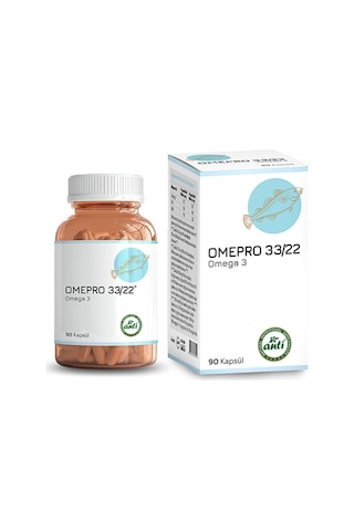 Omepro 3322 Omega 3 Balık Yağı (Trigliserit Format) 90 Kap.