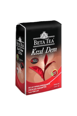 Beta Kızıl Dem Türk Çayı 1000 Gr X 4 Adet