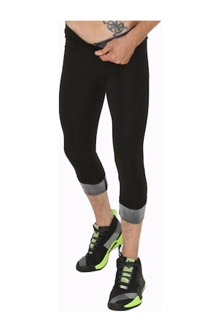 Multiflexpro Erkek Siyah Termal Sauna Tayt Ve Atlet Takım