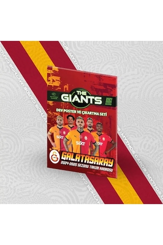Mythos Cards Galatasaray The Giants 2024/25 Sezonu Dev Poster ve Çıkartma Seti