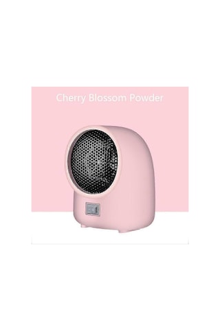 Mini Elektrikli Hava Isıtıcısı 1000w, Masa Isıtma Fanı, Taşınabilir Öğrenci Odası Isıtıcısı Pembe Ab Fişi