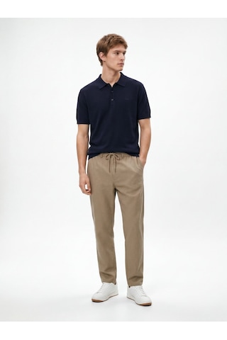 LTB Daralan Paça Basic Bej Pantolon
