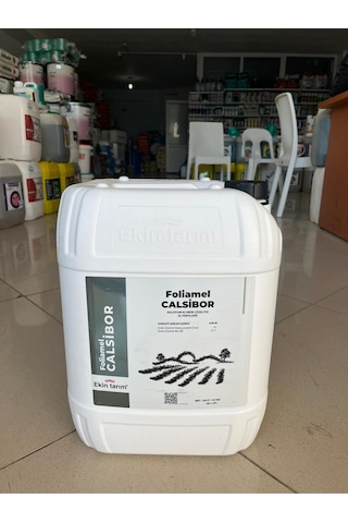 Foliamel Calsibor 20 Lt Bitki Gelişimi Meyve Kalitesi Sıvı Kalsiyum & Bor Gübre 20 KG