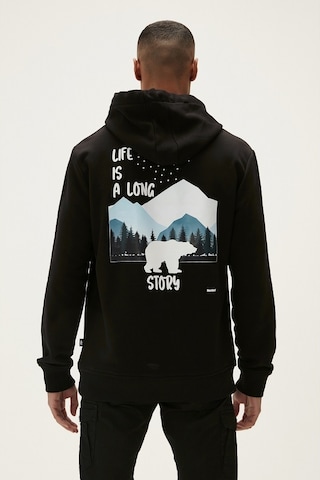 Bad Bear Long Story Erkek Sweatshirt Siyah