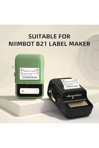 Niimbot T50x30mm Çiçek Desenli Termal Etiket B1,b21s,b3s