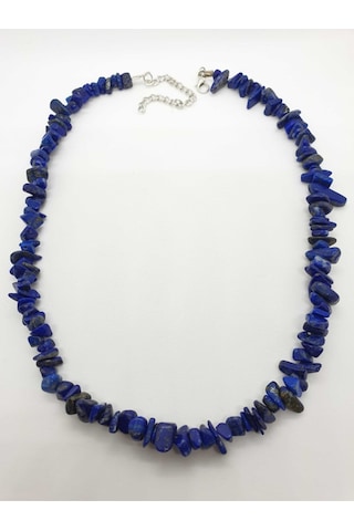 Sertifikalı Lapis Lazuli Taşı Doğal Taş Kolye Çok REnkli