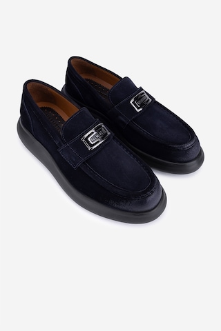 Valmenti Erkek Hakiki Deri Lacivert Loafer Ayakkabı 1171 260-04 Erk Ayk Sk25-26 Lacı Pstl Esk Suet Lacivert