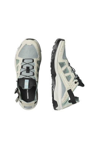 Salomon Techamphibian 5 W Kadın Sandalet Tipi Kaymaz Ayakkabı L49110700 Green Milieu/urban Chic/clearly Aqua