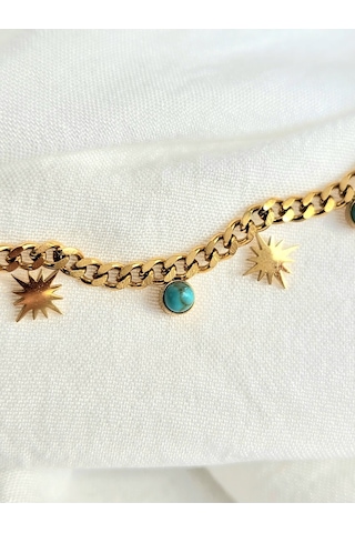 Kutup Yıldızı Model Minimal Çelik Kolye