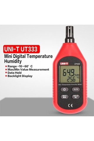Unı-t Ut 333 Mini Dijital Isı Nem / Termometre Ölçü Aleti Ut333 Ut-333