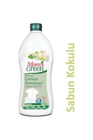 Mom's Green Bitkisel Sıvı Çamaşır Deterjanı Sabun Kokulu 20 Yıkama