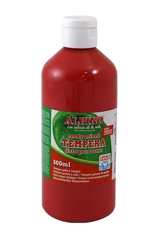 Alpıno Tempera Kırmızı Suluboya 500 Ml Dm-010174