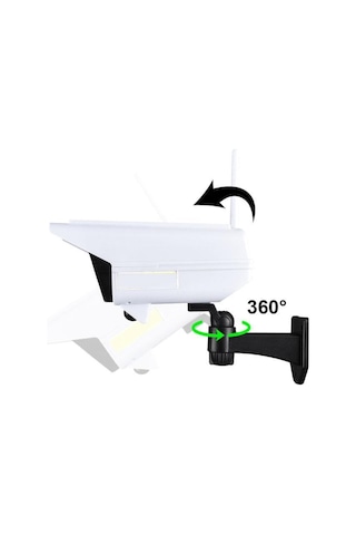 Sahte Güvenlik Kamerası Güneş Enerjili Su Geçirmez Solar Lamba