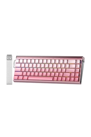 Hero 68 He Manyetik Klavye Trigger Switch 8000hz Rgb Neon Tkl Hot Swap Oyuncu Klavyesi Pembe