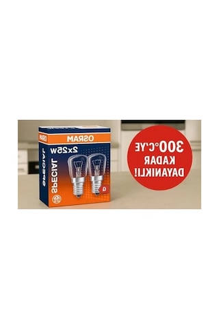 2'li Halojen Ampul Seti, 25w Fırın Ampul, E14 Duy İle Uyumlu