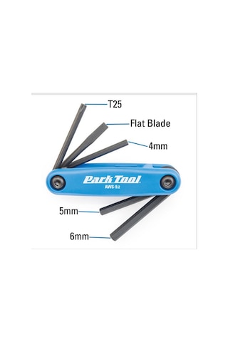 Parktool Aws-9.2 Alyan Seti 5 Fonksiyon Mavi