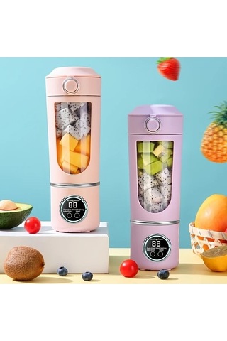 Fastbuy White 1 Portable Fruit Juicer, Usb Charging, Multi-functional Vegetable Fruit Blender For Smoothies Milkshakes Drinks Beyaz