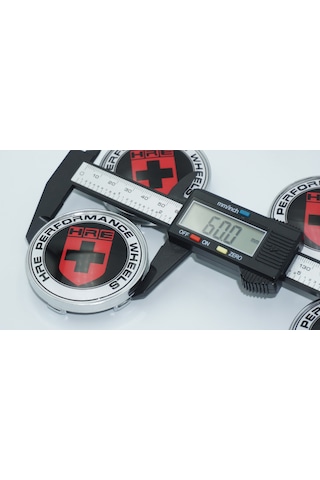 Dk Tuning Hre Performance Kırmızı Siyah Jant Göbek Kapak Seti 60m