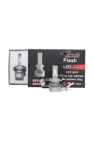 Yeni Flash Csp Led Xenon Zenon H4 20,000 Lümen Arıza Işığı Yakmaz 12-24 V Uyumlu