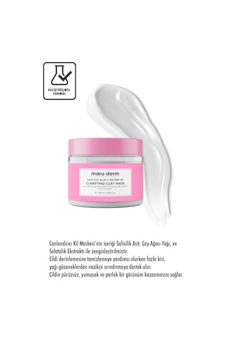 Maruderm Salisilik Asit + Çay Ağacı Yağı Kil Maskesi 100 ML