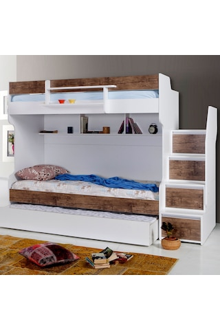 Setaymobilya Ranza, Ceviz Ranza, Cesur Ceviz Ranza, 3 Lü Merdivenli Ranza