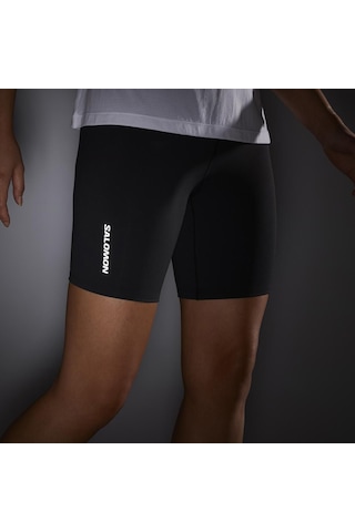 Salomon Salomon Cross Multi Short Tight Kadın Siyah Koşu Şortu 27412 Siyah