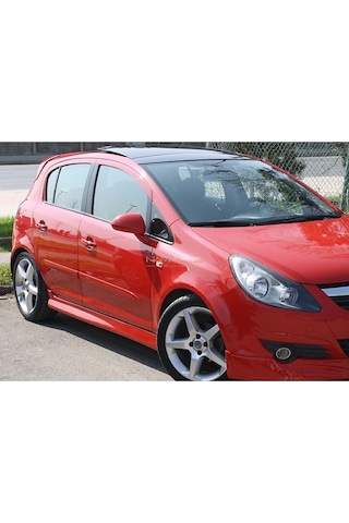 Opel Corsa D Opc Line Marşpiyel Yan Ek Boyasız Plastik 2006-2014