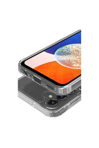 Samsung Uyumlu Galaxy S24 Kılıf Magneticsafe Şeffaf Silikon - Şeffaf