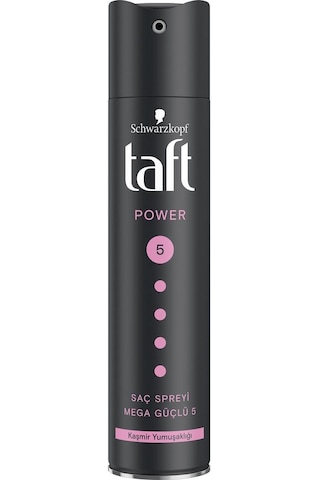 Taft Power Kaşmir Mega Güçlü Tutuş Saç Spreyi 250 ML Taft Power Kaşmir Mega Güçlü Tutuş Saç Spreyi 250 ML