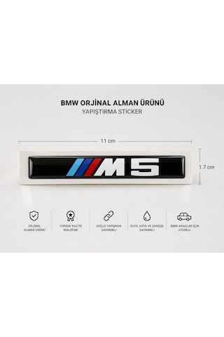 Bmw M5 Araçlar İçin Alman Ürünü Yapıştırma Sticker 0