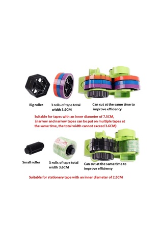 Sones Çok İşlevli Bant Kesici Otomatik Rulo Bant Tutucu 35mm Mavi