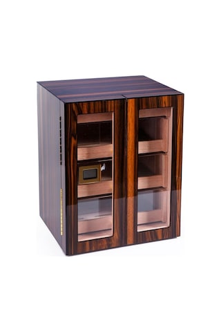 Premiumquality Santa Rosa Ahşap 4 Çekmeceli Sedir Humidor Puro Kutusu