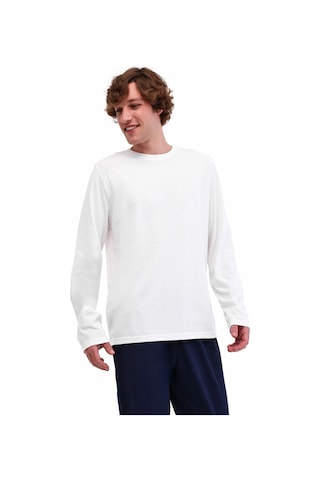 Lumberjack Mb Loen14ljk-130-335pr Erkek Beyaz Uzun Kollu Tişört 102025427 Beyaz